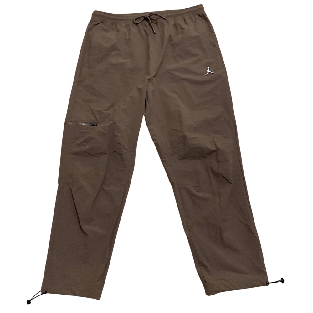 Jordan Mens Cargo Pants‎ Joggers Trousers Drawstring Pockets Casual XXL Brown